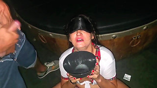 The College Girl Cumshots Bowl Bukkake