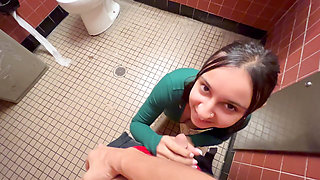 Whole Foods Public Bathroom Sex (Real Amateur Video with Hailey Rose)