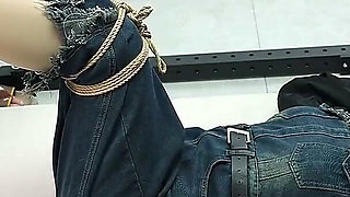 My Girlfriend Was Tied to an Iron Frame, Her Bare Feet Suspended and Tickled
