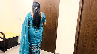 Indian Lady Tuition Teacher Allowed Her Besharam Male Student to Fuck and Cum Inside Her Pussy with Clear Hindi Conversation