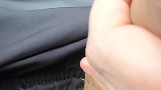 Handjob While Driving - Outdoor Fuck and Cum on Monster Ass