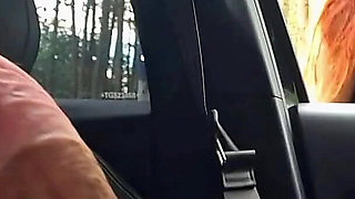 Flash Cock to a Girl in the Car!