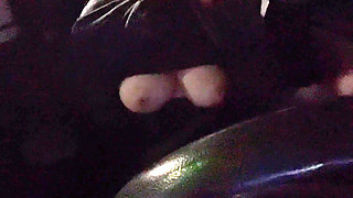 Italian Horny Big Tits Artemisia Love Driving Around at Night and Showing Her Big Juicy Boobs for You