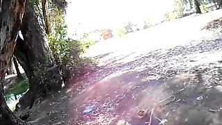 Amateur Asian Girl Gives Public Blowjob in Park