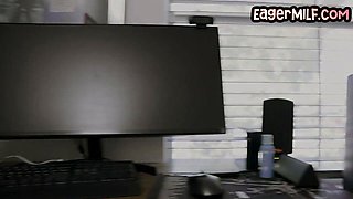 MILF stepmom fucked by stepson in ass in missionary