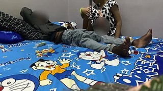 Lonely Indonesian Teen Ichaaa Takes Care Of Family With Big Tits & Big Cock - Amateur Homemade Sex