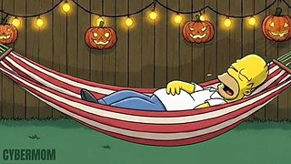 GREATEST Compilation Of Pornography Cartoons About Halloween 2025 by CYBERMOM. The Simpsons Parody. Horror Parody. Hotwife Wifey