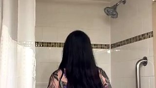 Amateur striptease and Solo masturbation