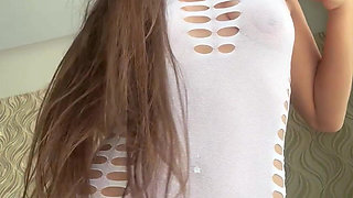 Sexy Dance and Flashing Beauty Mesh Dress