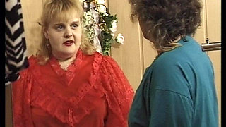 Chubby German Lady Tries Her Dress and Shows It to You