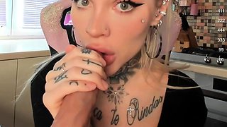 Big boobs webcam slut toys her asshole
