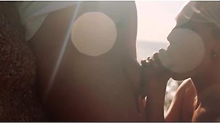 Erotic Blowjob On A Private Beach With Hot Babe Cecilia Scott