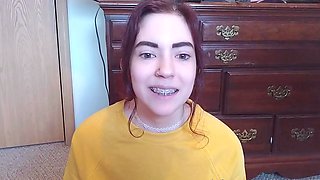 Homemade amateur riding cock cumshot swallow in lingerie