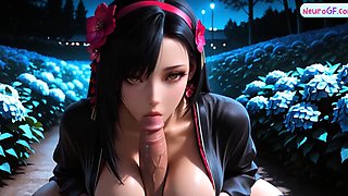 Tifa Lockhart shows huge boobs getting pounded with passion