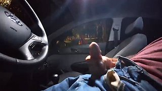 Ksalnovinhos & Fanny Squirting Fuck at Bus Stop - Latina Babe Gets Cumshot in Car