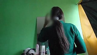 Quick Ejaculation in College Girl's Bedroom (HD)