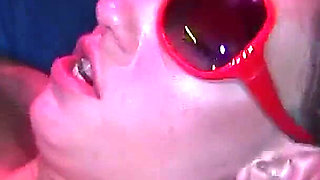 Gangbang Young Tatted Blonde German Babe in Lingerie Rides Monster Cocks