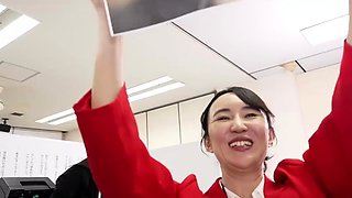 Kinky double japanese blowjob and hardcore fucking session