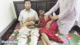 Desi Wife Sharing with a Dever Dirty Sex
