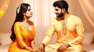 Husband tells his friend to have sex with his wife