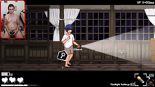 A Japanese schoolgirl fucks me hard and.... (Houkago no Onigokko Gameplay4)