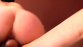 Amateur teen girlfriend home threesome with cumshot