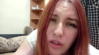 Taught redhead babe hardcore sex