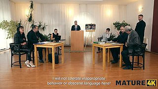 Watch as Elle's busty body gets pounded by her gardener in doggystyle & ends up in court!