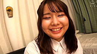 Asian taco teen finger massage herself