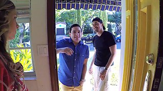 Babes with big boobs and tight asses in a wild four-way orgy