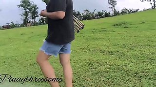 Naanya's Outdoor Blowjob Fun - Public Park BJ with Beautiful Filipina Teen