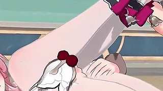 Honkai Star Rail - Hyacine X Caelus Passionate Sex - 3D Hentai Animation