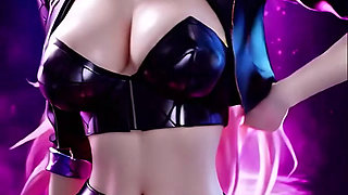 Ahri's Passionate Dance (T-ARA - Cry Cry)  LOL  3D Dance