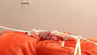 Miriam Bound and Tickled in Onesie