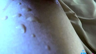 POV Petite Blonde Sky's Craving Footjob, Handjob, and