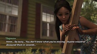 Stepmom Gardening Help - Tempting Love Scene with Big Tits MILF