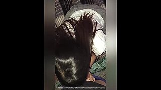 Hot Mexican Teen Lana Petite Gives Blowjob & Fucks Classmate Jorge After College