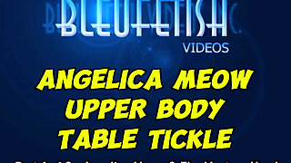 Pt 1 Angelica Meow Tickled by Tmh This Sexy Girl Has Her Hands Locked Overhead as Tmh Tickles Her Underarms, Breasts and Nipples
