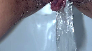 Pissing Collection! Various Panties, Dirty Pads! Watch How I Wipe My Pussy with Toilet Paper!