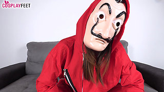 Hot Babe with Foot Tease