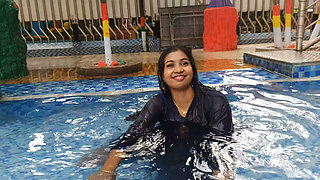 Indian vabi swimming pool sex video Real Bengali dirty taik