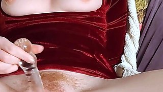 Great Big Boobs On Masturbating Redhead