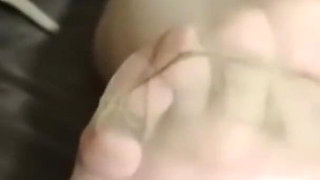 Sexy Nylon Feet Jerk off Instructions, Cumshot Now