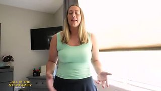 Britney Mae Step Sister Blowjob & Creampie - Amateur Blonde PAWG Doggystyle Riding Big Cock POV