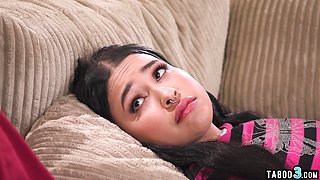 Anal lover ebony teen  seducing BFs mate