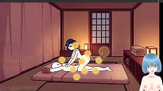 Hentai, playing game, in spanish