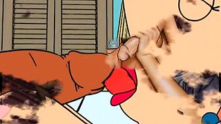 Bj and facial cumshot animation compilation