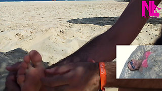 Me Being Tickled on My Feet on the Beach