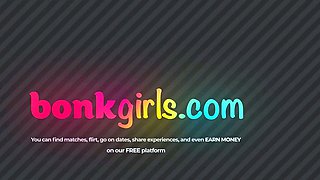 Whipped Cream Blowjob by a Sexy Teen Brunette