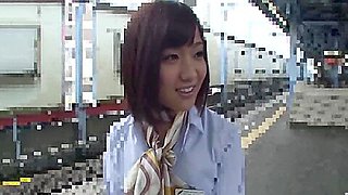Pt1 Pt2 Misato (pseudonym) 20 Years Old Beautiful Saleswoman Working On The Limited Express Train